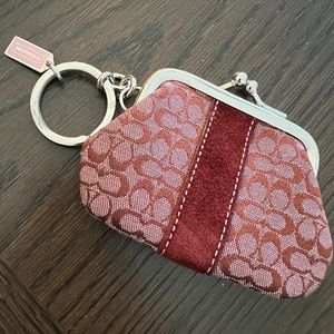 Coach Coin Keychain